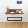 Folding Desk No Assembly Required Small Size, Foldable Computer Desk by AutoHenair