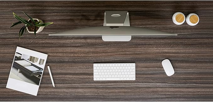 Kaboon Universal Tabletop 60"x18", Solid One-Piece Melamine Table Top, Double - Image 2