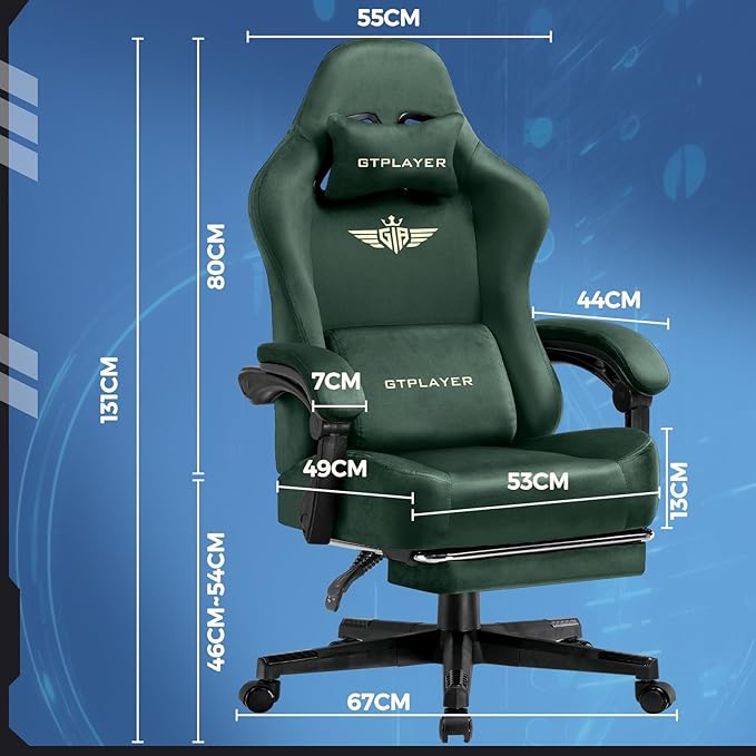 GTPLAYER Gaming Chair Fabric - Image 3
