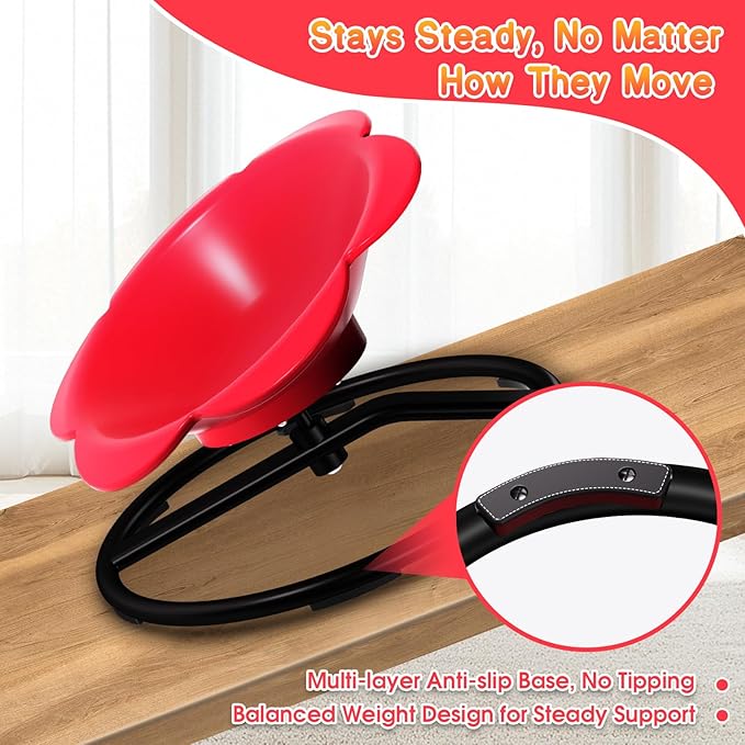 Lucky Flower Spinning Chair for Autism Kids, Sensory Swivel Chair Training Body - Image 5