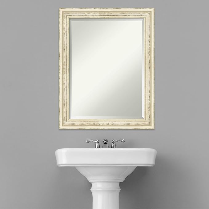 Amanti Art White Bathroom Mirror - Image 5