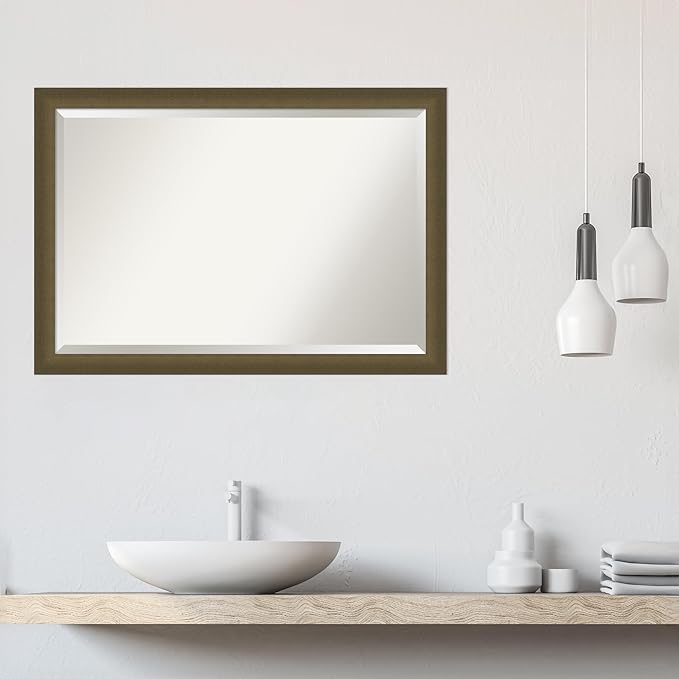 Amanti Art Bronze Bathroom Mirror - Image 6