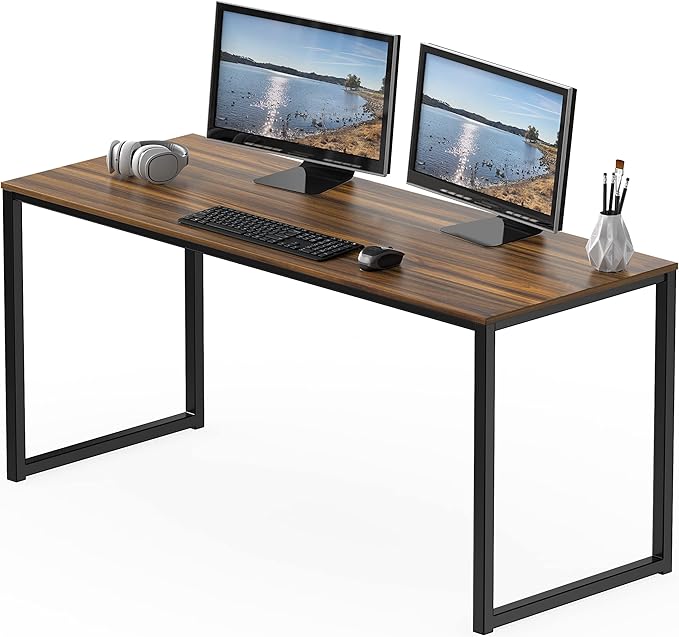 SHW Mission 55-Inch Home Office Computer Desk - Image 6