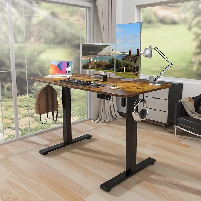 Kingant Standing Desk Height Adjustable Electric Stand Up Desks - Image 6