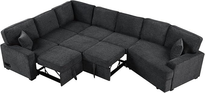 126" Extra Large Pull-Out Sofa Bed - Image 9