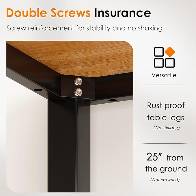 DlandHome 31.5 inches Small Computer Desk - Image 5