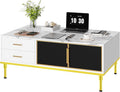 GAOMON Coffee Table for Living Room, Faux Marble Coffee Table by GAOMON