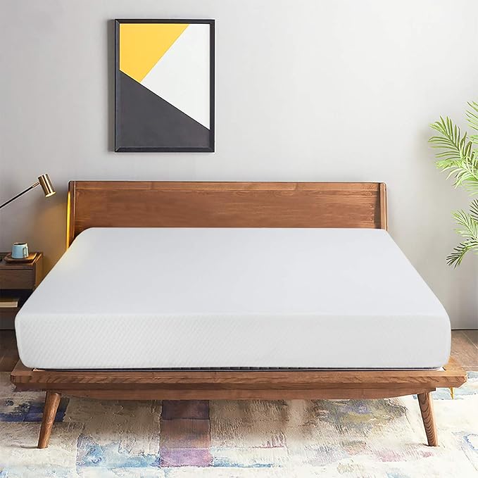 FDW | 8 Inch Full Mattress | Medium Firm | Gel Memory Foam Mattress | White | - Image 3