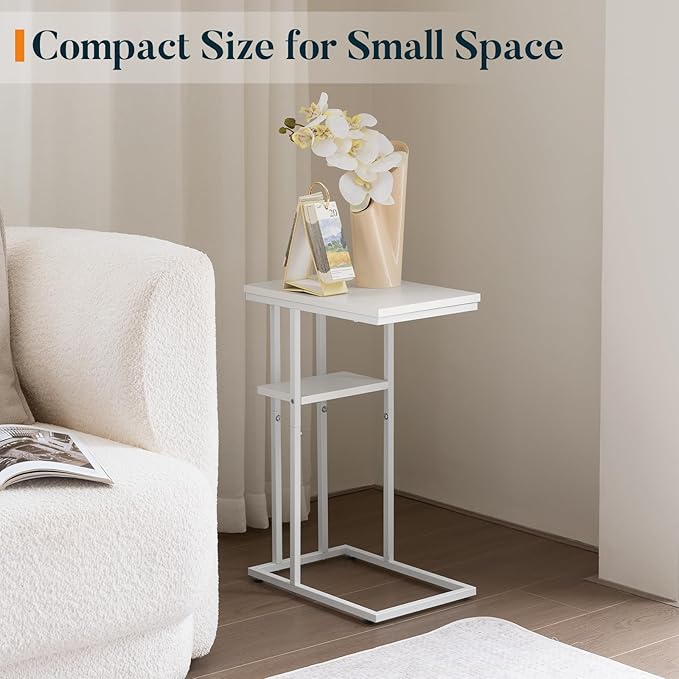 Yoobure C Shaped End Table, Side Table - Image 6
