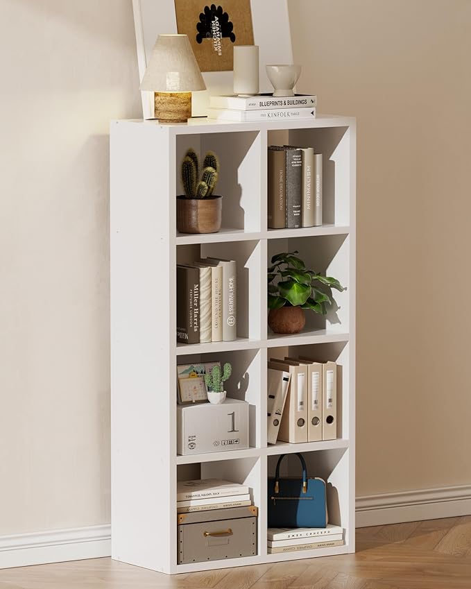 GTPLAYER 8-Cube Storage Organizer, Fits 11" Bins, Vertical or Horizontal Use by GTPLAYER