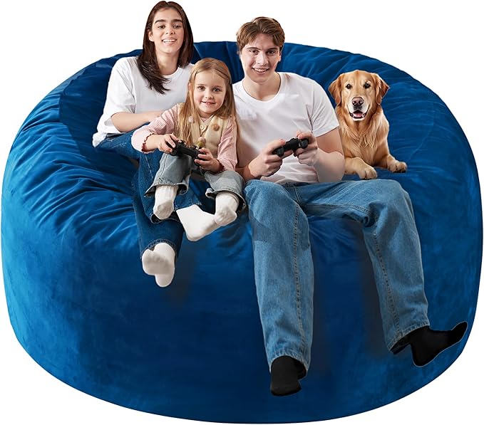 Homguava 6FT Bean Bag Chair Giant BeanBag - Image 5