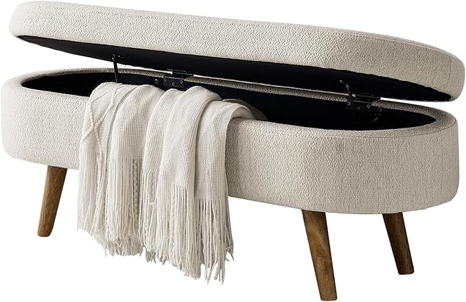 NicBex Ottoman Bench with Storage - Image 7
