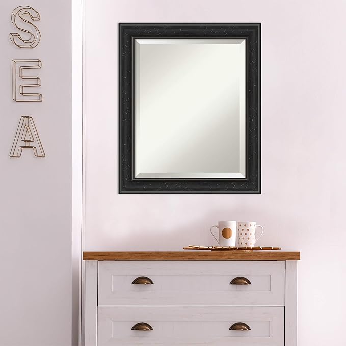 Amanti Art Black Bathroom Mirror - Image 6