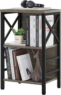 Small Bookcase, 3 Tier Industrial Bookshelf by MNEETRUNG