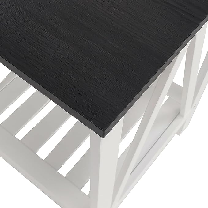 Farmhouse Square End Table, Accent Side Table - Image 4