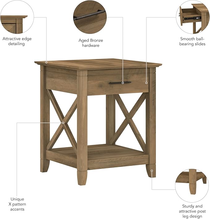 Bush Furniture Key West Small End Table - Image 5