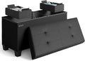 STORAGEBUD Storage Ottoman Bench by STORAGEBUD