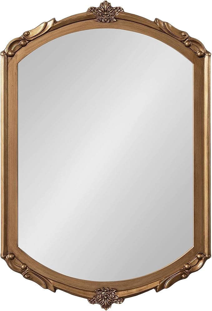 Kate and Laurel Berkshire Vintage Arched Wall Mirror, 24 x 36, Antique Ornate - Image 8