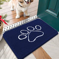 OLANLY Door Mat for Muddy Dog Paws 24x16, Ultra Absorbent Chenille Mud Doormat by OLANLY
