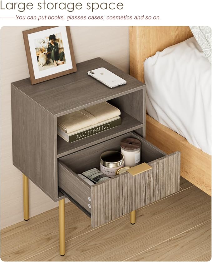 Nightstand, Morden Bedside Table - Image 3