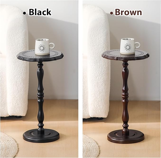 Round Side Table, Small Drink Table - Image 9