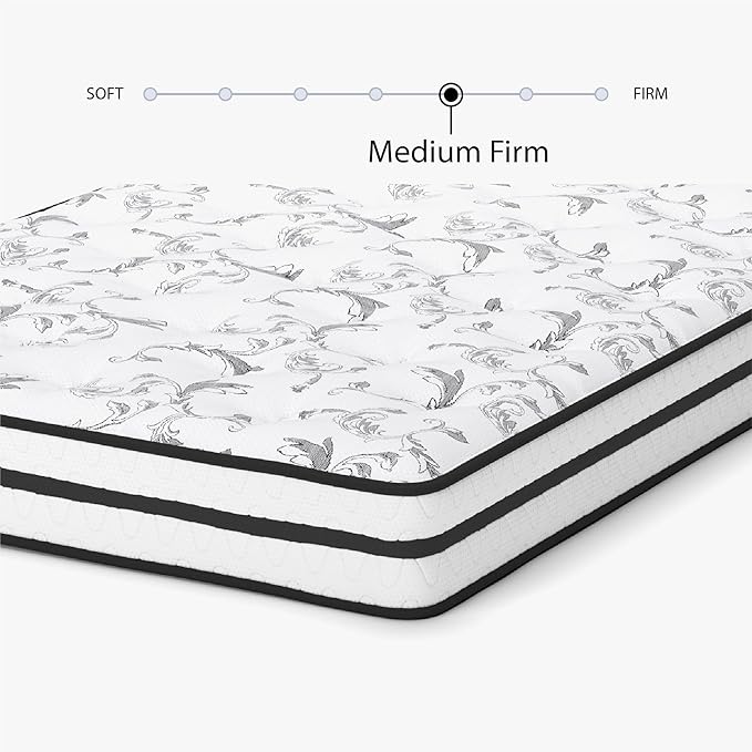 Signature Design by Ashley M69541 King Size Chime 8 Inch Medium Firm - Image 4