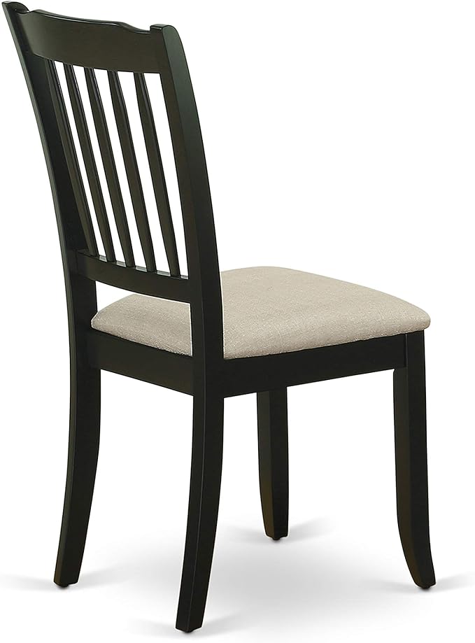 East West Furniture LGDA5-BLK-C 5 Piece Dinette Set Includes a Rectangle Dining - Image 10