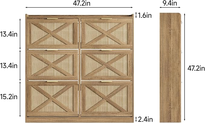 Maupvit Large Shoe Storage Cabinet - Image 2