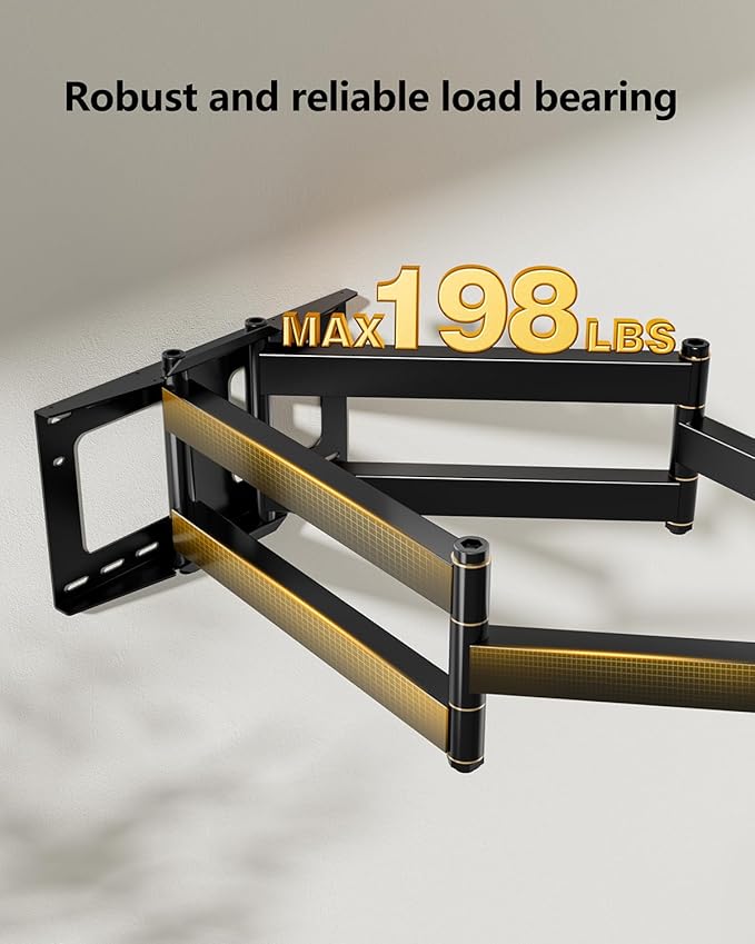 FORGING MOUNT Long Extension TV Mount, Heavy Duty Dual Arm Full Motion TV Wall - Image 4