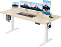 HUANUO 63" x 28" Electric Standing Desk Adjustable Height, 4 Memory Height by HUANUO