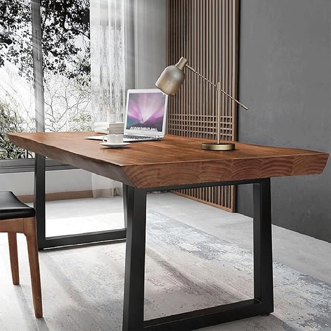 Modern Minimalist Solid Wood Office Desk - Image 9