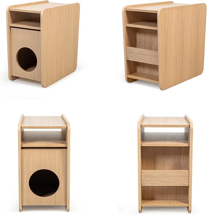 WERMO 12'' Cat Hideaway Side Table - Image 7