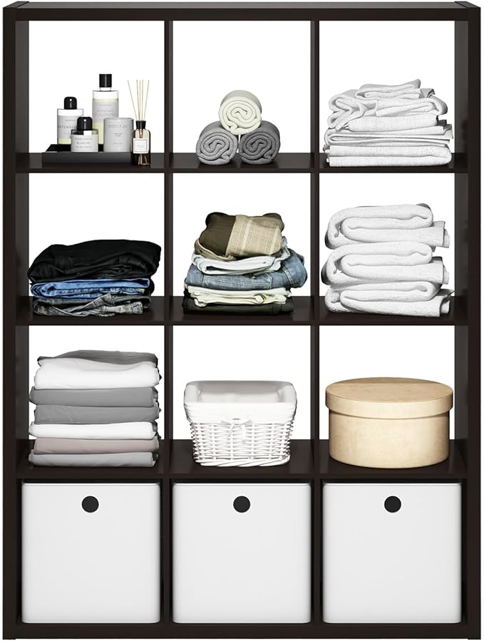 Furinno Cubicle Open Back Decorative Cube Storage Organizer - Image 7