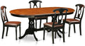 East West Furniture PLKE5-BCH-LC 5 Piece Dining Room Furniture Set Includes an by EastWestFurniture