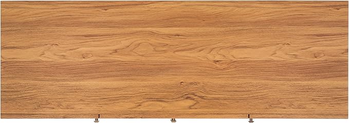 SAFAVIEH Evane TV Stand for up to 65" Flatscreen – Oak Brown & Natural - Image 7