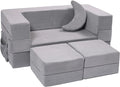 Modular Kids Sofa, Toddler Couch Foam Armchair by Elftopia