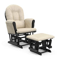 Storkcraft Premium Hoop Glider & Ottoman — GREENGUARD Gold Certified, Solid by Storkcraft