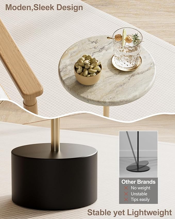 Drink Table Pedestal, Round Side Table, Drink Tables - Image 7