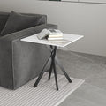 White Marble Side Coffee Table by NIERN