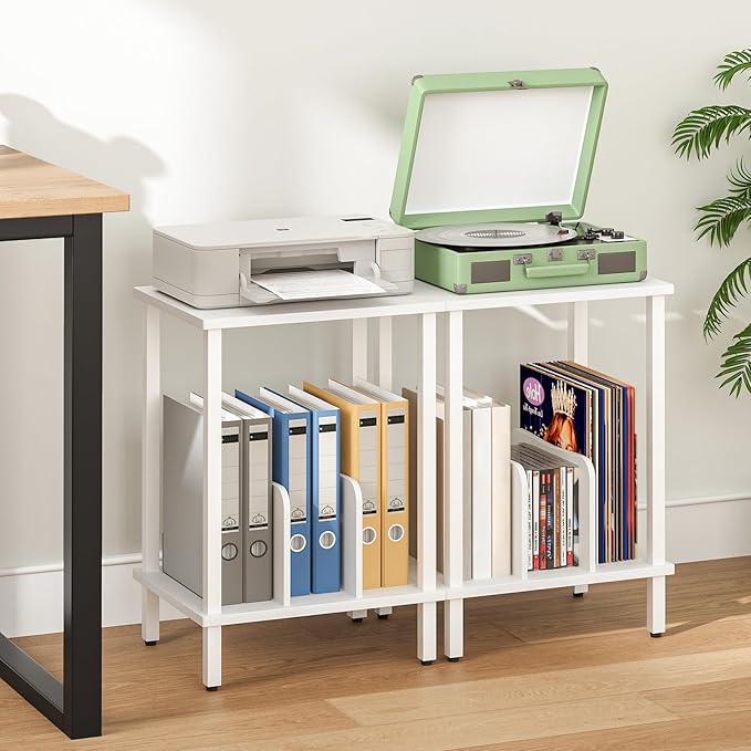 HOOBRO Record Player Stand, 2-Tier End Table, Vinyl Record Turntable Stand - Image 4