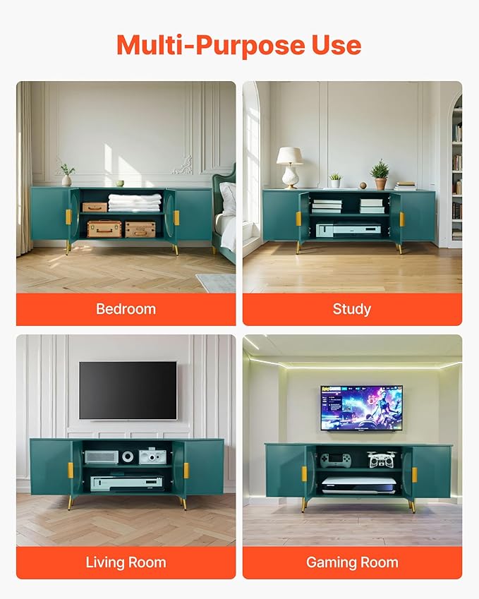 VEVOR TV Stand for TVs up to 75 inch, Modern Entertainment Center - Image 5