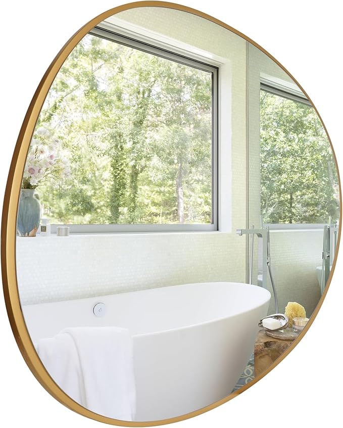 WallBeyond Asymmetrical Mirror, Irregular Wall Mirror, Abstract Wall Mirrors - Image 3