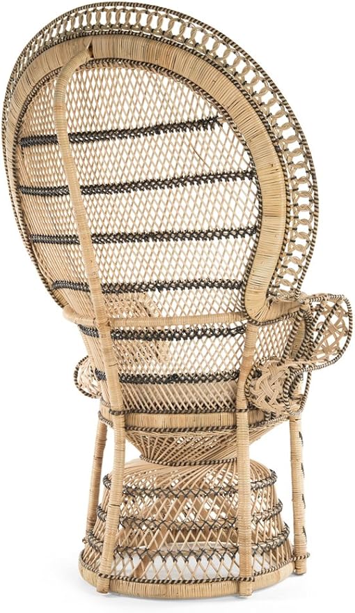 KOUBOO Grand Pecock Retro Peacock Chair in Rattan - Image 8