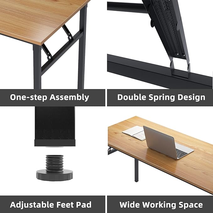 Need L Shaped Folding Desk, Reversible Computer Desk - Image 7
