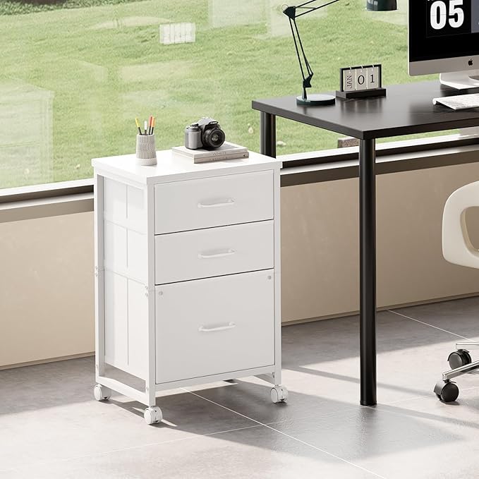 3 Drawer Mobile File Cabinet - Image 2