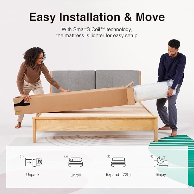 Novilla Queen Mattress, 10 Inch Queen Size Mattresses in a Box - Image 10