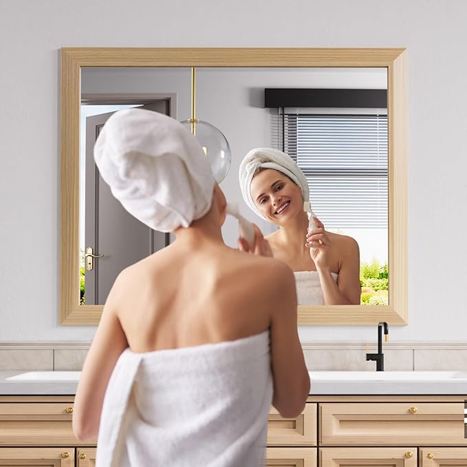 Amorho 40X32 Inch Bathroom Mirror - Image 5