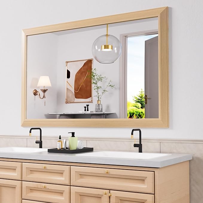 Amorho 48X30 Inch Bathroom Mirror by Amorho