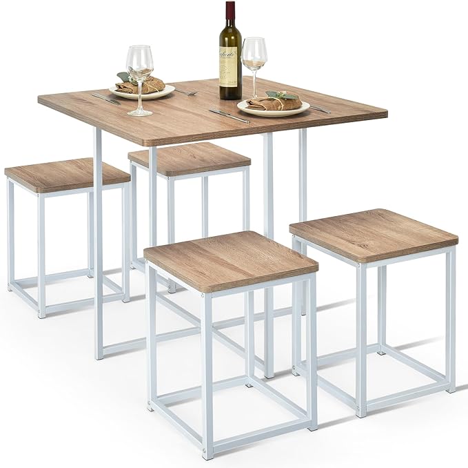 Giantex 5 Piece Dining Table Set, Dining Set by Giantex