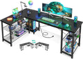 Casaottima 59 Inch L Shaped Gaming Desk by Casaottima